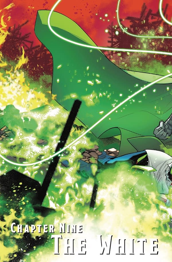 Interior preview page from ONE WORLD UNDER DOOM #9 BEN HARVEY COVER