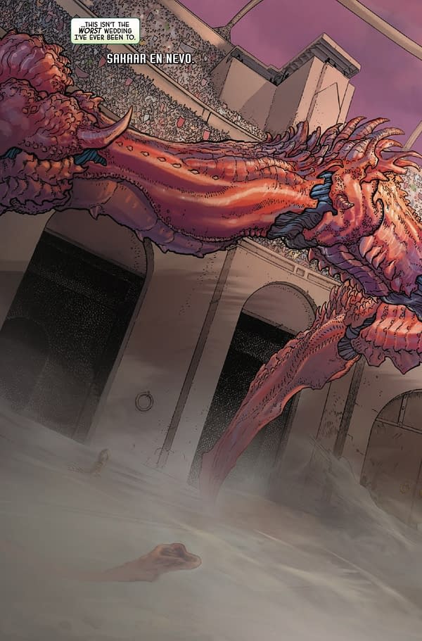 Interior preview page from PLANET SHE-HULK #1 AARON KUDER COVER