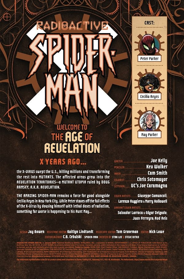 Interior preview page from RADIOACTIVE SPIDER-MAN #2 GIUSEPPE CAMUNCOLI COVER