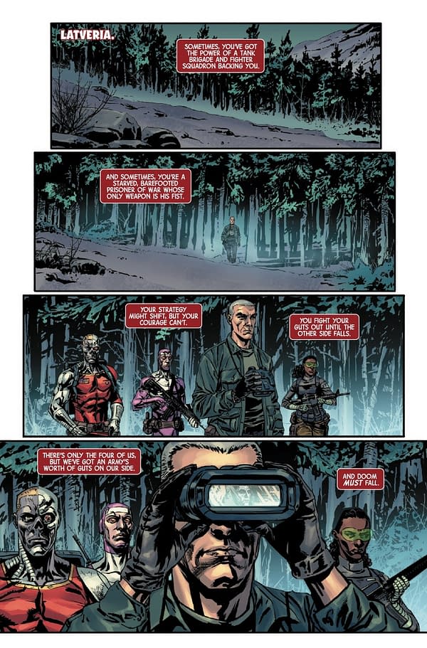 Interior preview page from RED HULK #10 GEOFF SHAW COVER