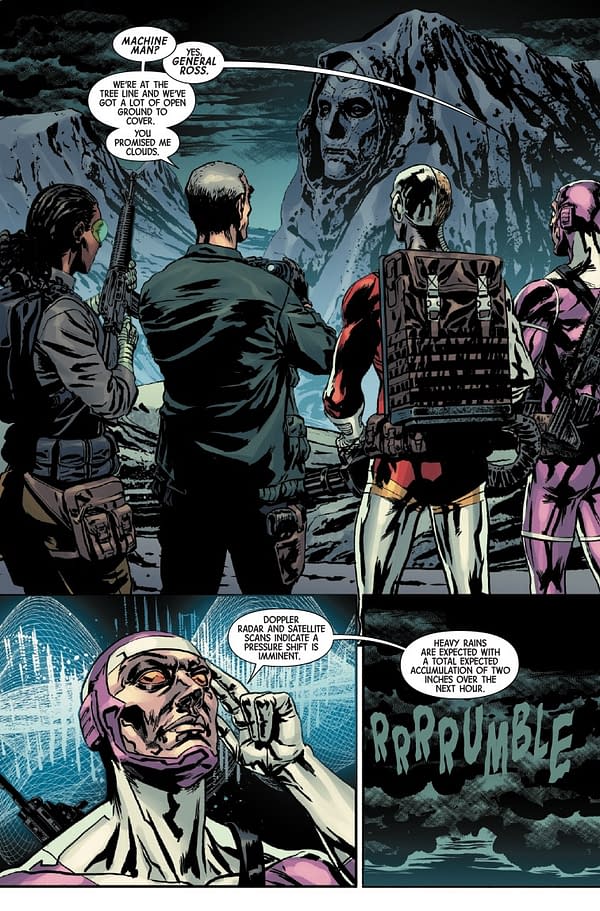 Interior preview page from RED HULK #10 GEOFF SHAW COVER