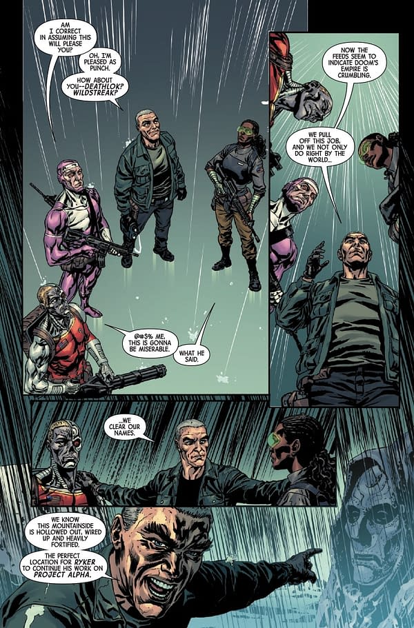 Interior preview page from RED HULK #10 GEOFF SHAW COVER