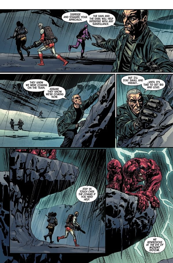 Interior preview page from RED HULK #10 GEOFF SHAW COVER