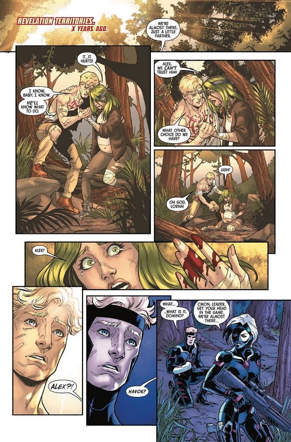 Interior preview page from SINISTER'S SIX #2 DAVID MARQUEZ COVER