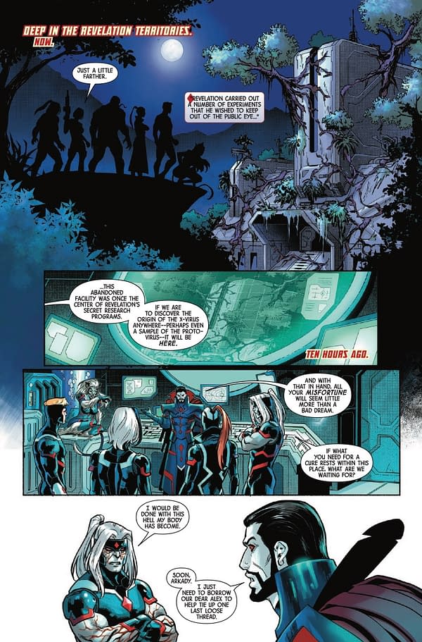 Interior preview page from SINISTER'S SIX #2 DAVID MARQUEZ COVER