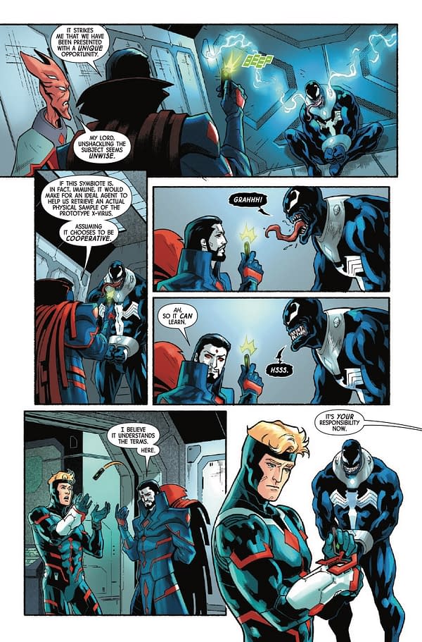 Interior preview page from SINISTER'S SIX #2 DAVID MARQUEZ COVER