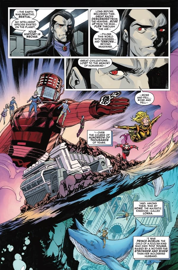 Interior preview page from SPIDER-MAN 94 #3 NICK BRADSHAW COVER