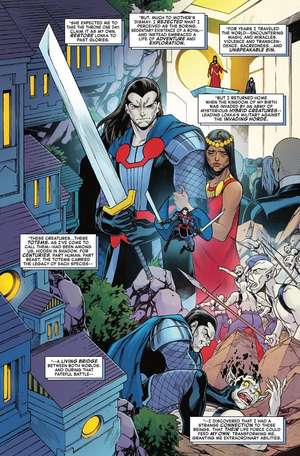 Interior preview page from SPIDER-MAN 94 #3 NICK BRADSHAW COVER