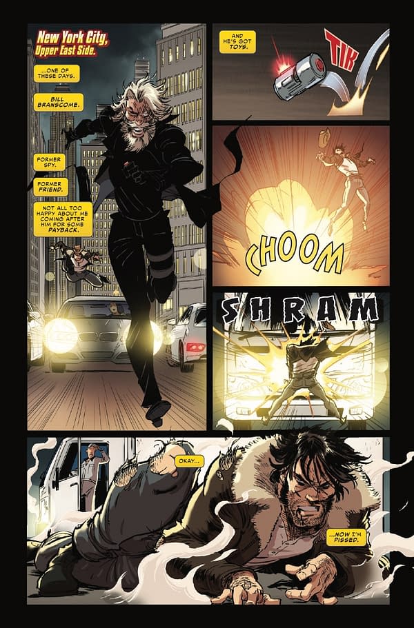 Interior preview page from SPIDER-MAN AND WOLVERINE #7 KAARE ANDREWS COVER