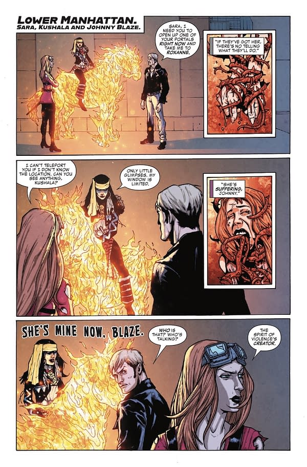 Interior preview page from SPIRITS OF VIOLENCE #2 KENDRICK "KUNKKA" LIM COVER