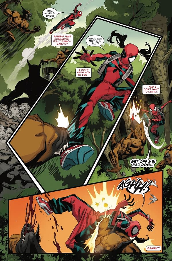 Interior preview page from SPIDER-GIRL #7 DAVID NAKAYAMA COVER