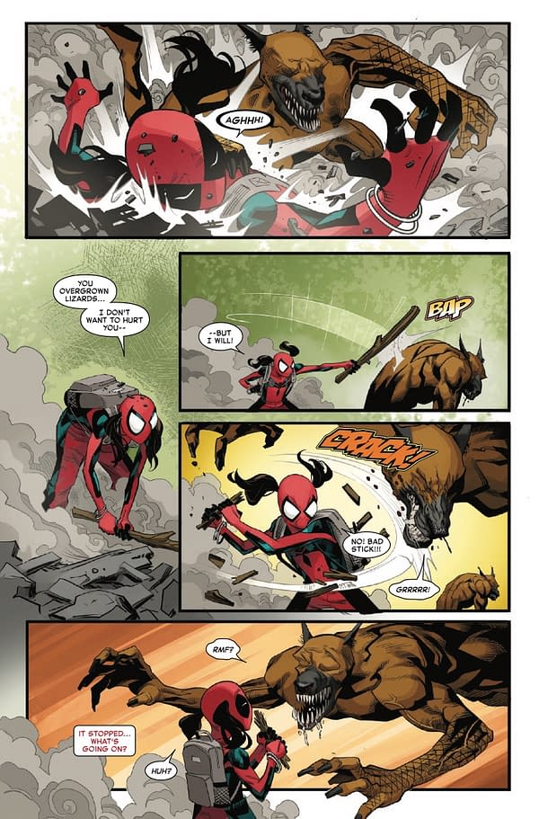 Interior preview page from SPIDER-GIRL #7 DAVID NAKAYAMA COVER