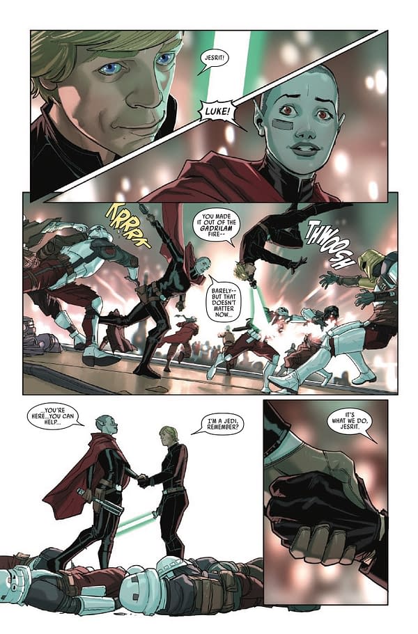 Interior preview page from STAR WARS #7 PHIL NOTO COVER