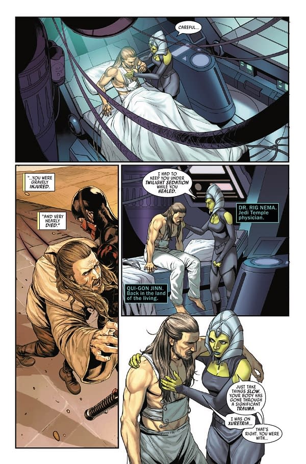 Interior preview page from STAR WARS: JEDI KNIGHTS #9 MADIBEK MUSABEKOV COVER