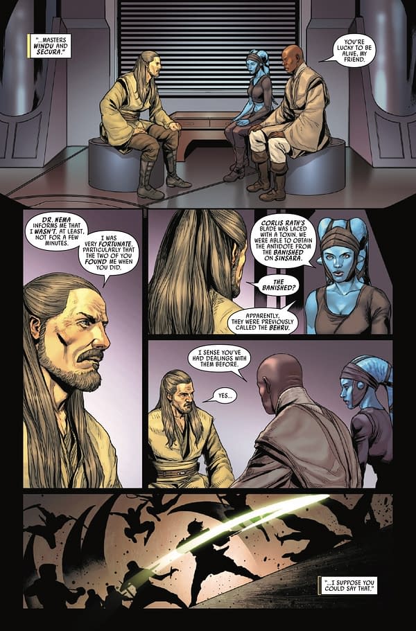 Interior preview page from STAR WARS: JEDI KNIGHTS #9 MADIBEK MUSABEKOV COVER