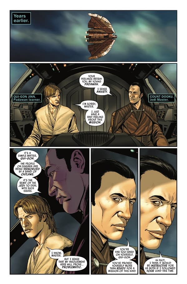 Interior preview page from STAR WARS: JEDI KNIGHTS #9 MADIBEK MUSABEKOV COVER