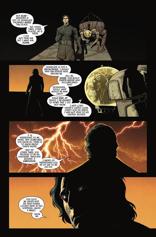 Interior preview page from STAR WARS: LEGACY OF VADER #10 DERRICK CHEW COVER