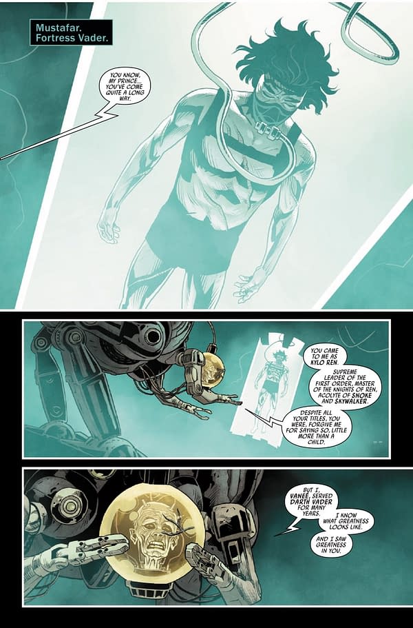 Interior preview page from STAR WARS: LEGACY OF VADER #11 DERRICK CHEW COVER