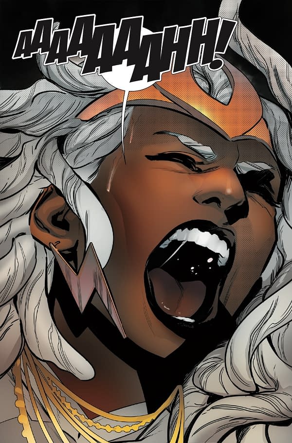 Interior preview page from ULTIMATE BLACK PANTHER #22 STEFANO CASELLI COVER