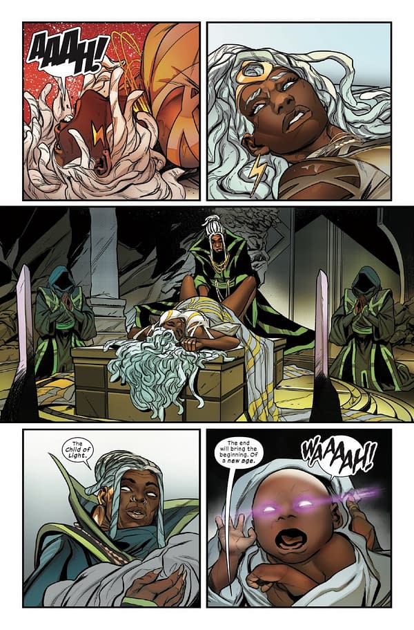 Interior preview page from ULTIMATE BLACK PANTHER #22 STEFANO CASELLI COVER