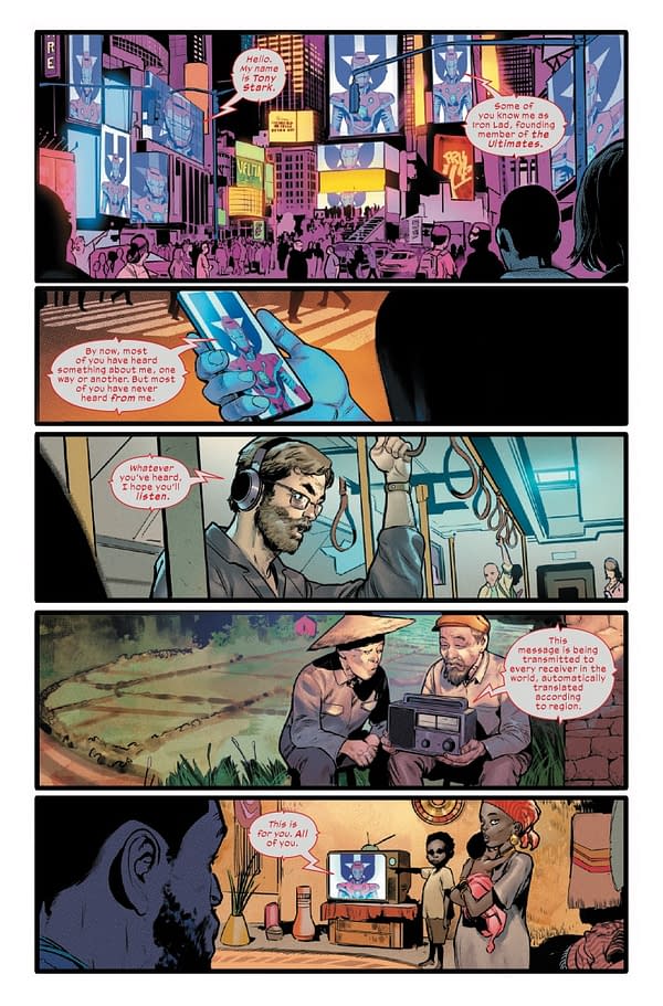 Interior preview page from ULTIMATES #18 DIKE RUAN COVER