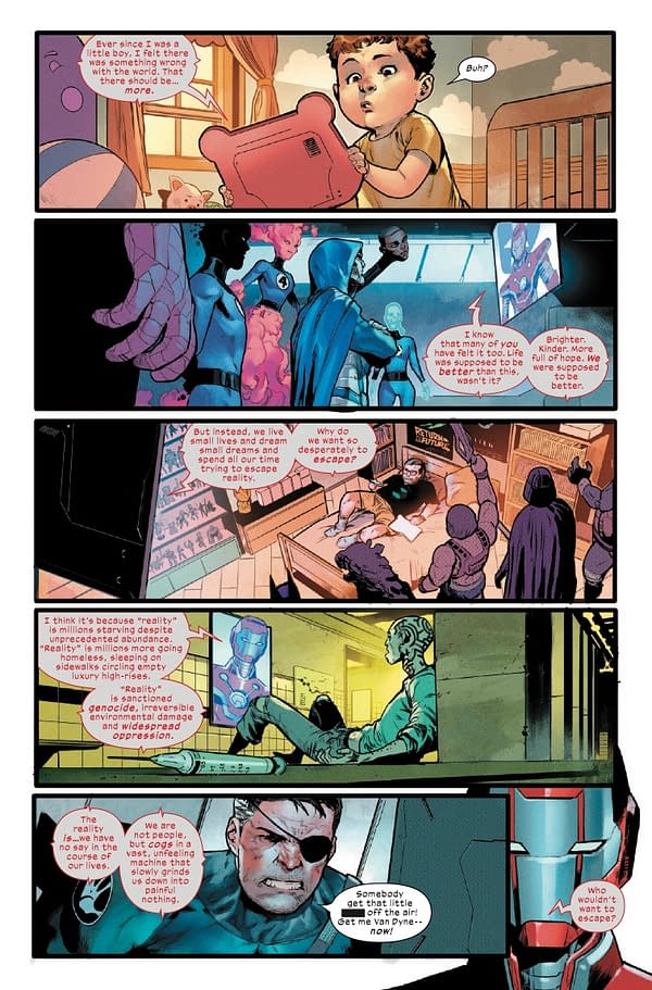 Interior preview page from ULTIMATES #18 DIKE RUAN COVER