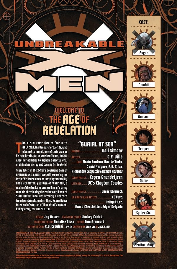 Interior preview page from UNBREAKABLE X-MEN #2 LUCAS WERNECK COVER