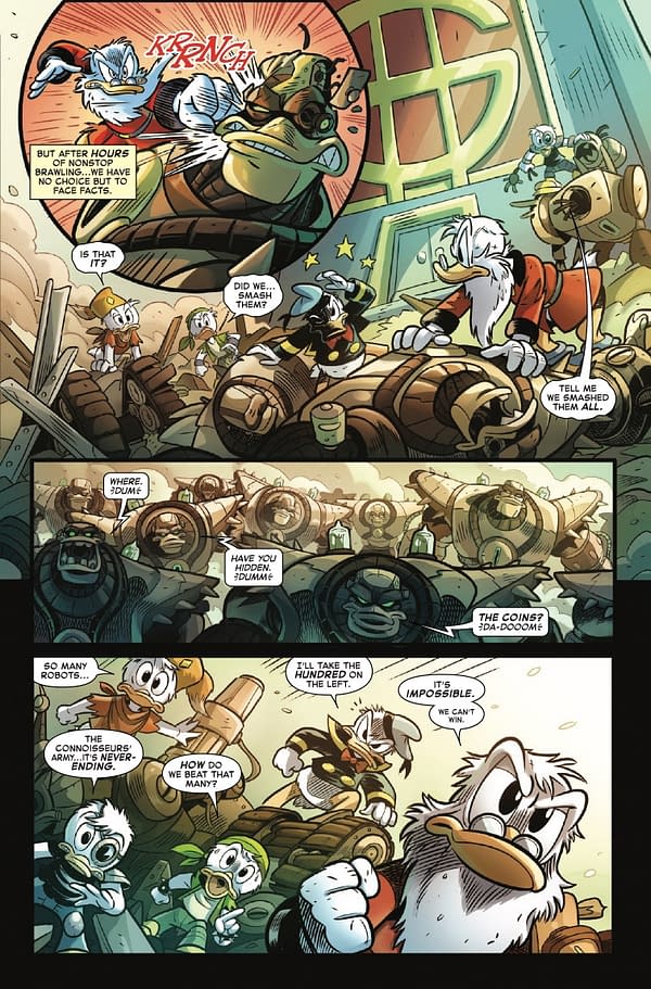Interior preview page from UNCLE SCROOGE: EARTH'S MIGHTIEST DUCK #4 GABRIELE DELL'OTTO COVER