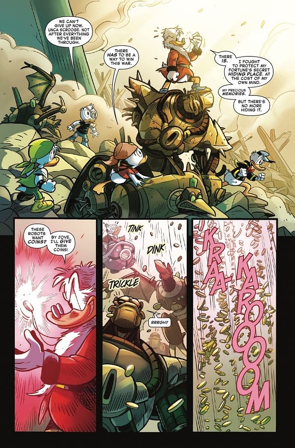 Interior preview page from UNCLE SCROOGE: EARTH'S MIGHTIEST DUCK #4 GABRIELE DELL'OTTO COVER
