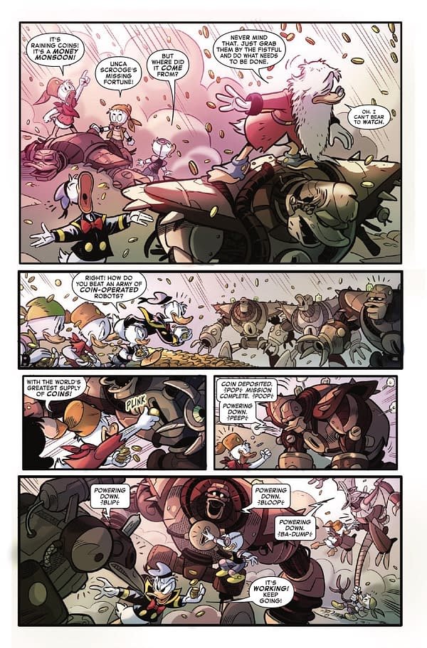 Interior preview page from UNCLE SCROOGE: EARTH'S MIGHTIEST DUCK #4 GABRIELE DELL'OTTO COVER