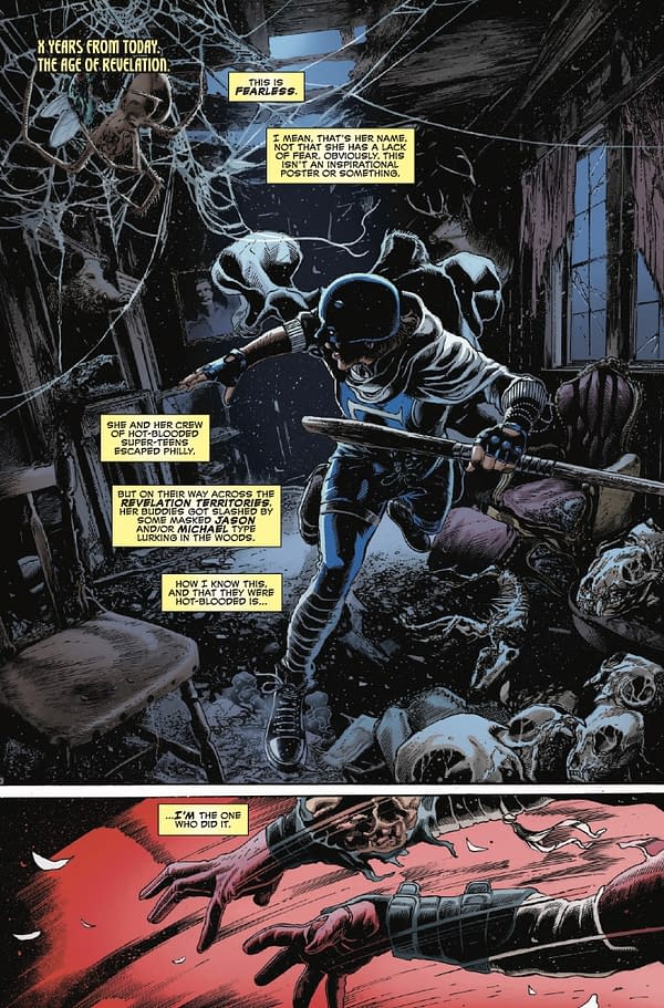 Interior preview page from UNDEADPOOL #2 E.M. GIST COVER