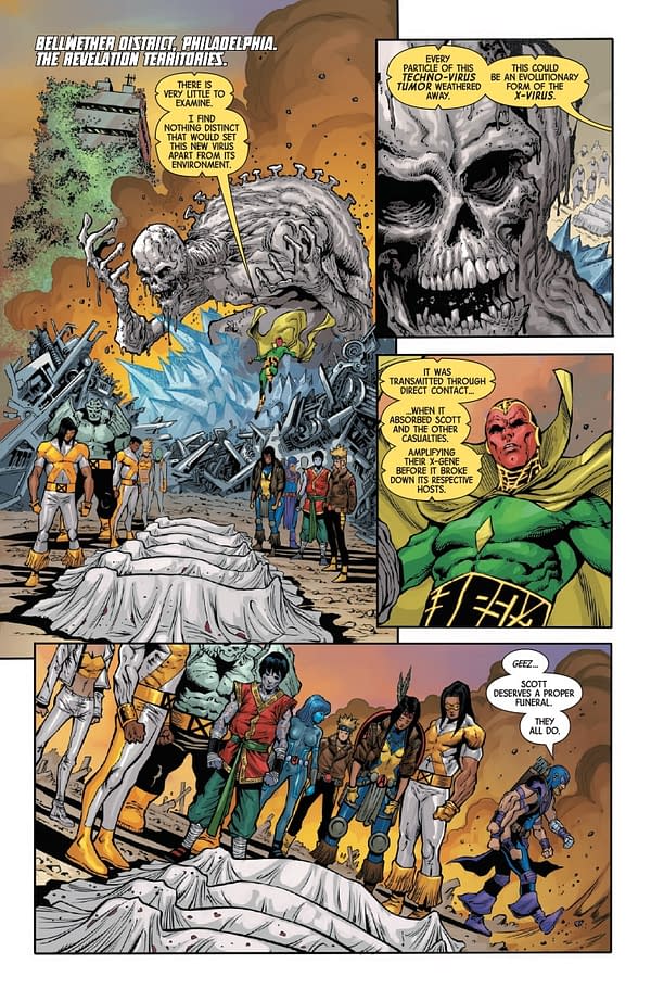 Interior preview page from X-VENGERS #2 MIKE MCKONE COVER