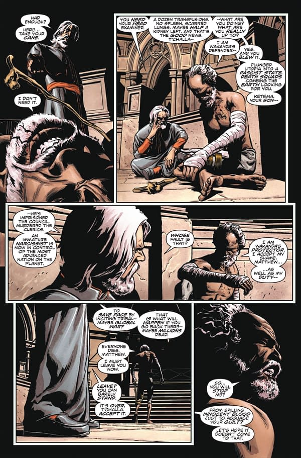 Interior preview page from MARVEL KNIGHTS: THE WORLD TO COME #5 UNASSIGNED COVER