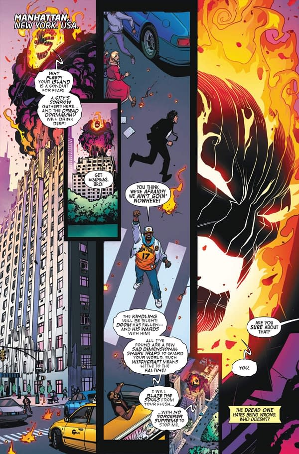 Interior preview page from SORCERER SUPREME #1 LESLEY