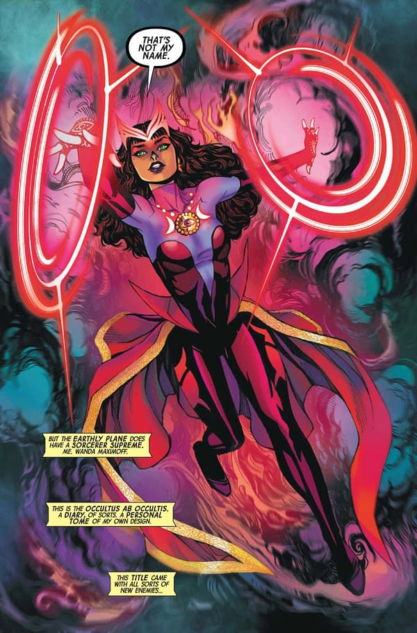 Interior preview page from SORCERER SUPREME #1 LESLEY