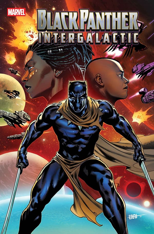 Cover image for BLACK PANTHER: INTERGALACTIC #1 CAFU COVER