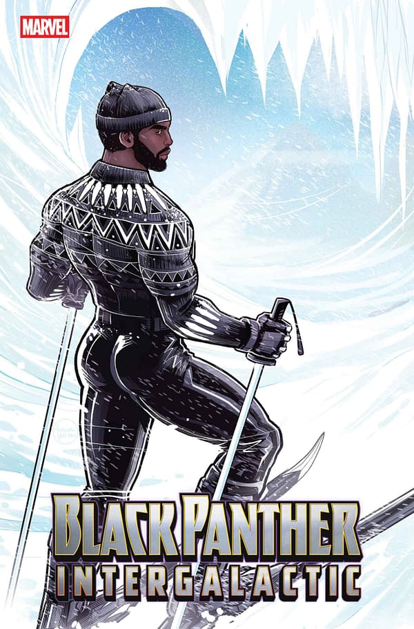Cover image for BLACK PANTHER: INTERGALACTIC #1 LUCIANO VECCHIO WINTER BREAK VARIANT