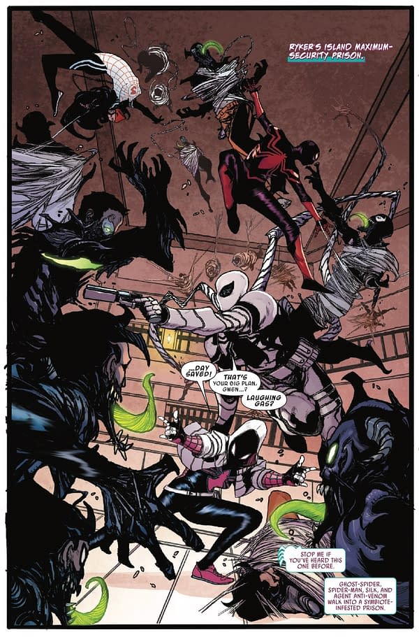 Interior preview page from ALL-NEW SPIDER-GWEN: THE GHOST SPIDER #5 DAVID MARQUEZ COVER