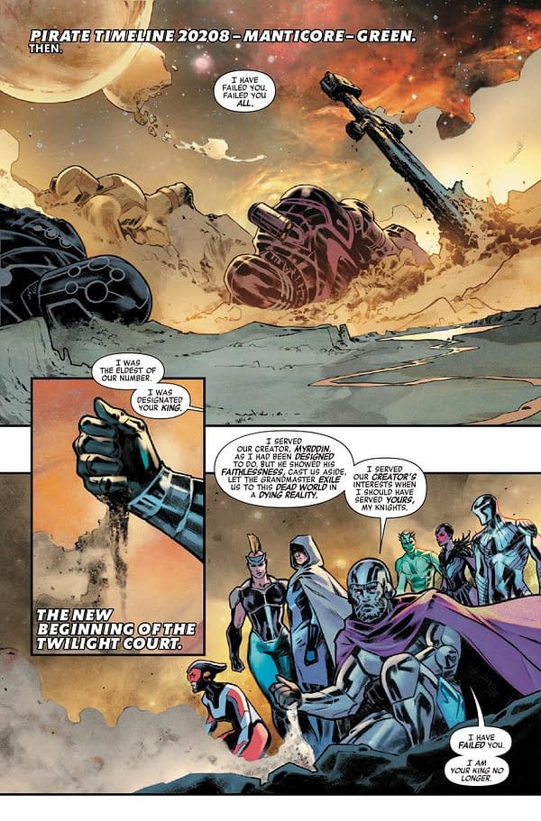 Interior preview page from AVENGERS #33 CAFU COVER