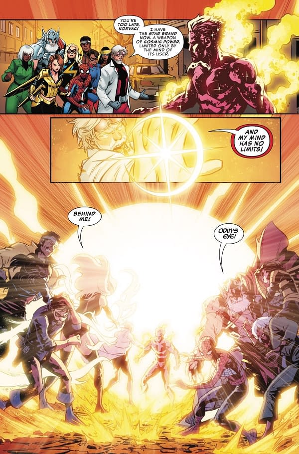 Interior preview page from BATTLEWORLD #4 LEINIL YU COVER