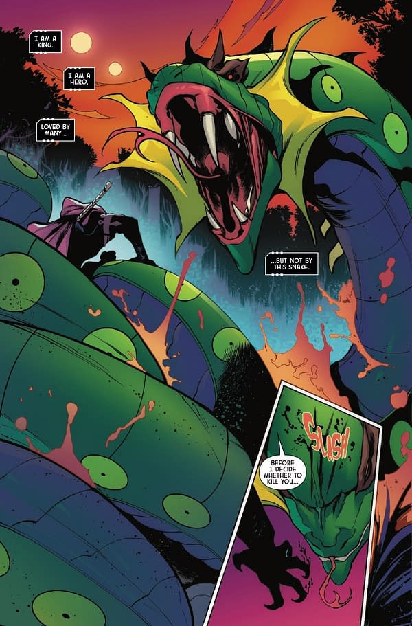 Interior preview page from BLACK PANTHER: INTERGALACTIC #1 CAFU COVER