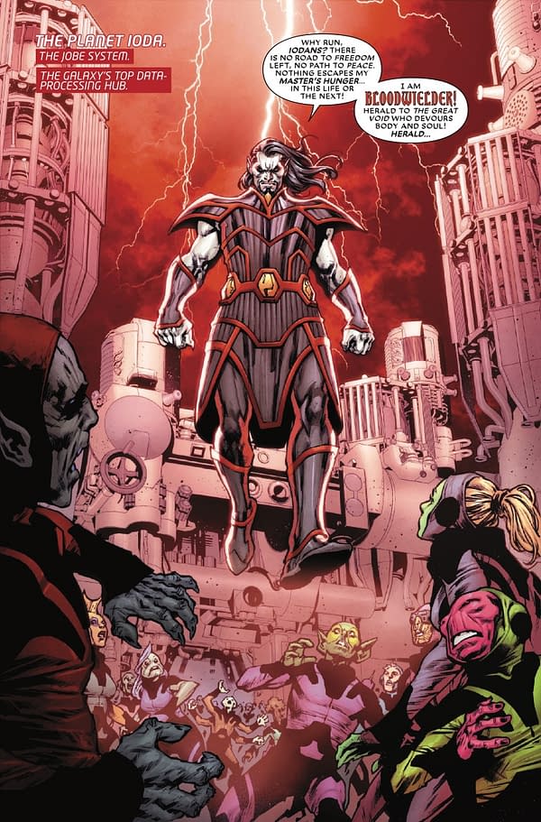 Interior preview page from THE END 2099 #1 DAVID MARQUEZ COVER