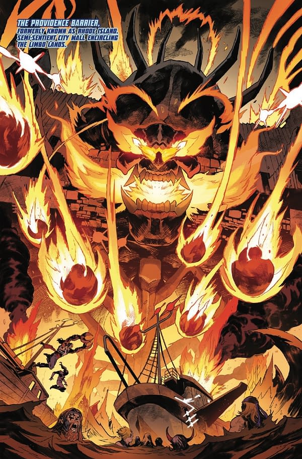 Interior preview page from EXPATRIATE X-MEN #3 FRANCESCO MORTARINO COVER