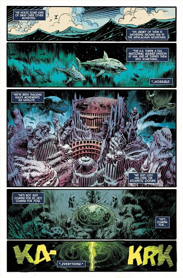 Interior preview page from INFERNAL HULK #2 NIC KLEIN COVER