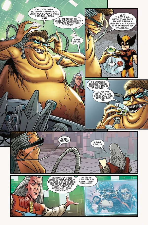 Interior preview page from LONGSHOTS #3 DUSTIN WEAVER COVER