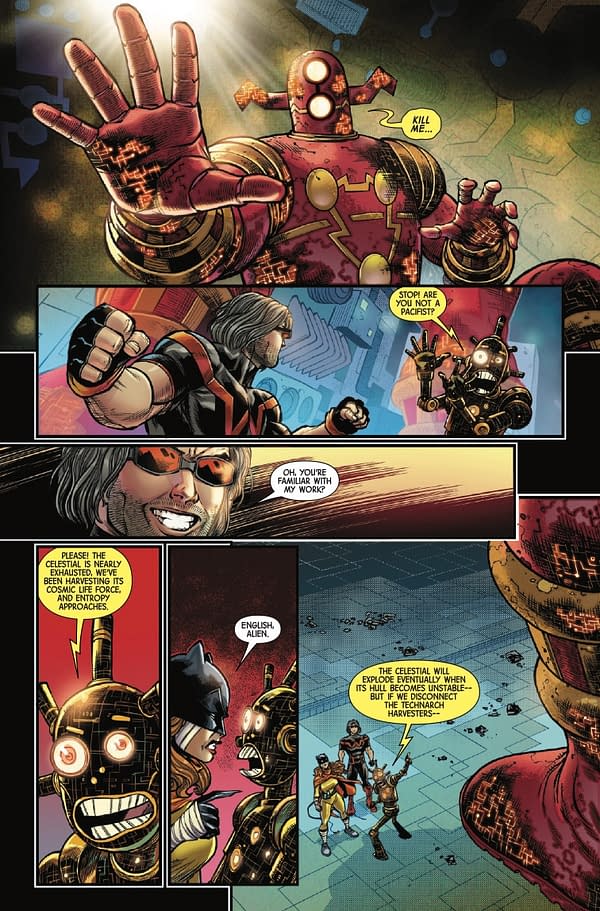 Interior preview page from LONGSHOTS #3 DUSTIN WEAVER COVER