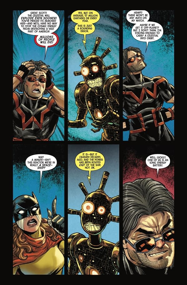 Interior preview page from LONGSHOTS #3 DUSTIN WEAVER COVER