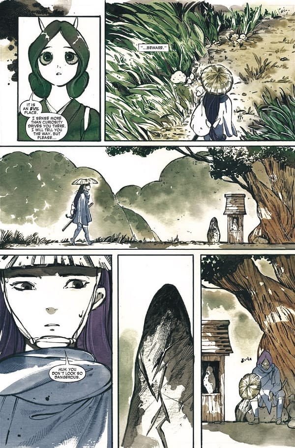 Interior preview page from MARVEL RIVALS: IGNITE - IN COLOR #1 PEACH MOMOKO COVER