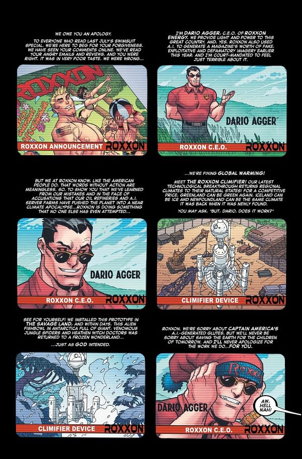 Interior preview page from MARVEL WINTER BREAK SPECIAL 2025 #1 GREG LAND COVER