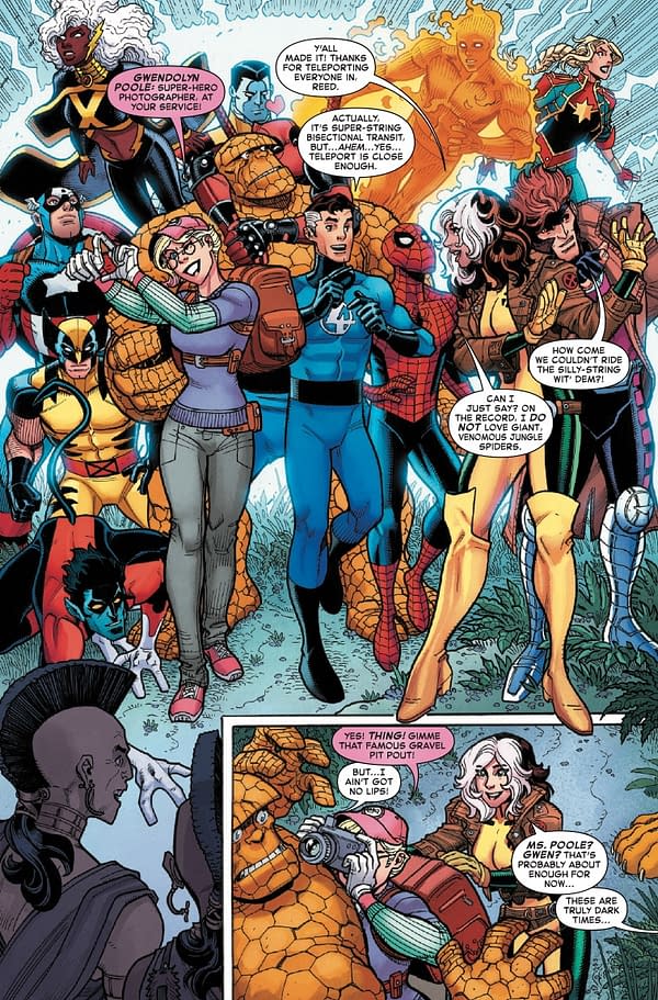 Interior preview page from MARVEL WINTER BREAK SPECIAL 2025 #1 GREG LAND COVER